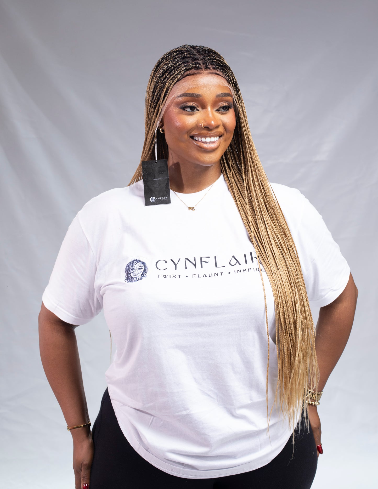 Braiding Extension Wig 13x6 HD Blondemix Bone Straight