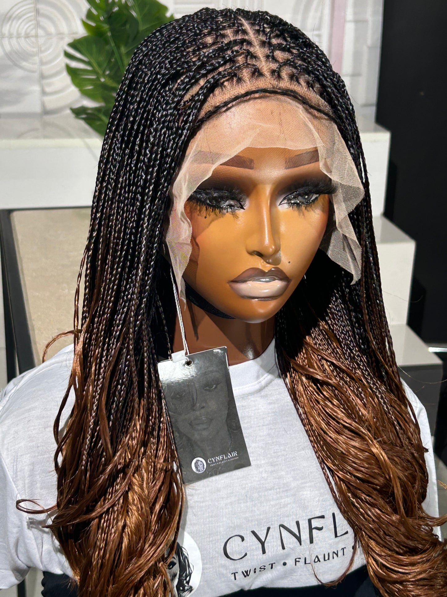 Braiding Extension Wig 13x6 HD B29 Spiral 12"