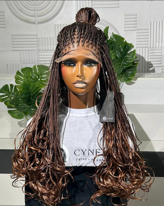 Braiding Extension Wig 6x6 HD Cocomix Spiral 16"