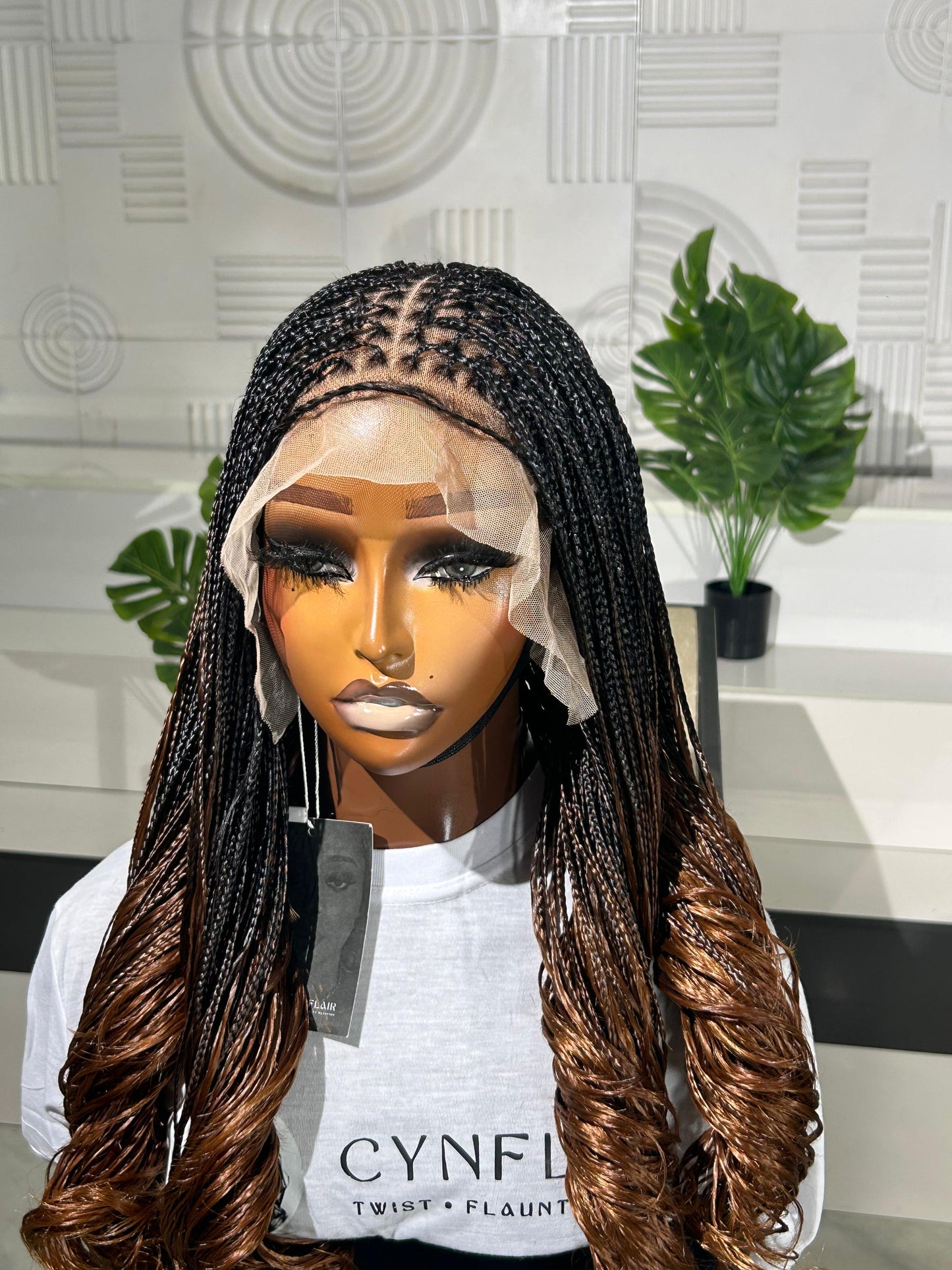 Braiding Extension Wig 13x6 HD B29 Spiral 12"